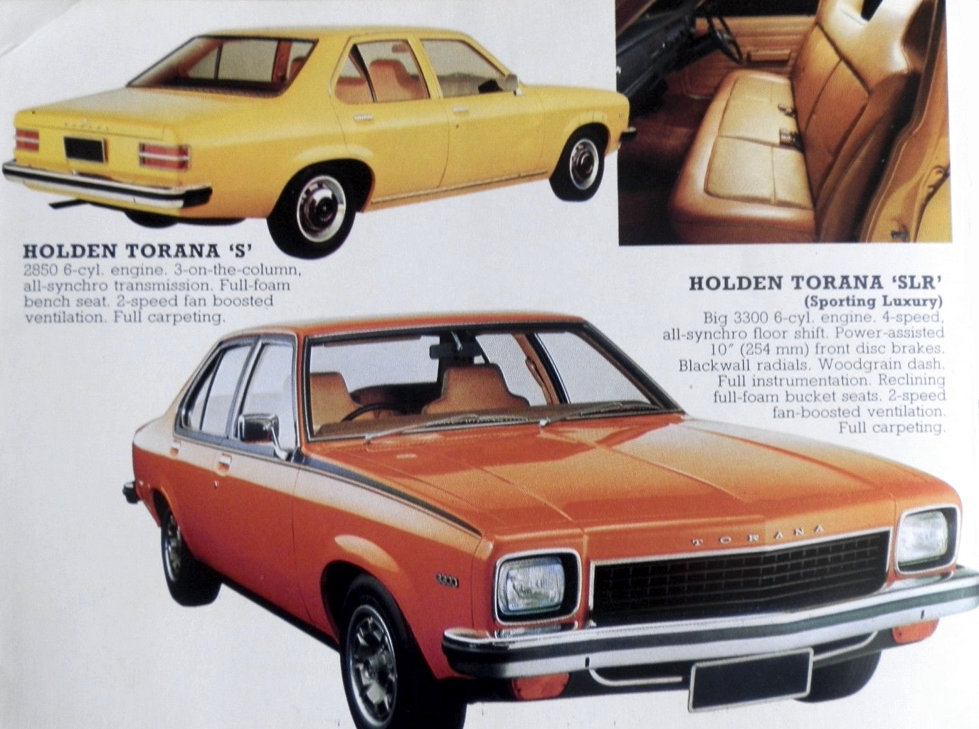 1974 Holden LH Torana Sedan Brochure Page 5